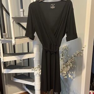 Black Wrap Dress